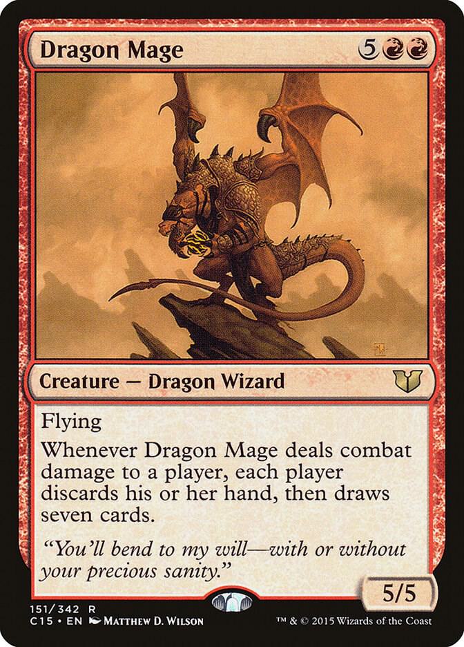 Dragon Mage 151 card from Commander 2015