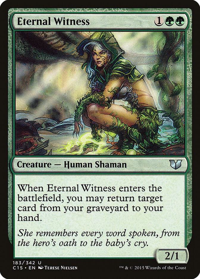 Eternal Witness 183 card from Commander 2015