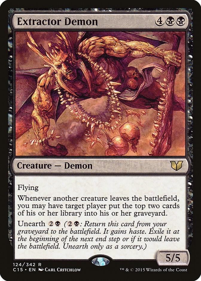 Extractor Demon 124 card from Commander 2015
