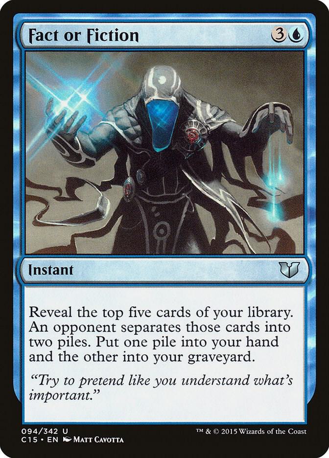 Fact or Fiction 94 card from Commander 2015
