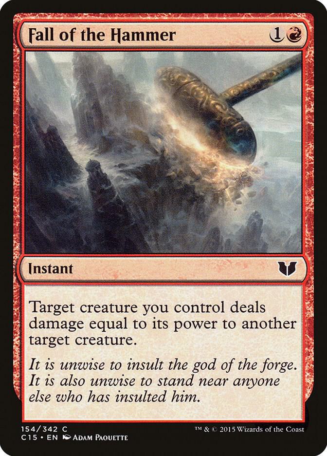 Fall of the Hammer 154 card from Commander 2015