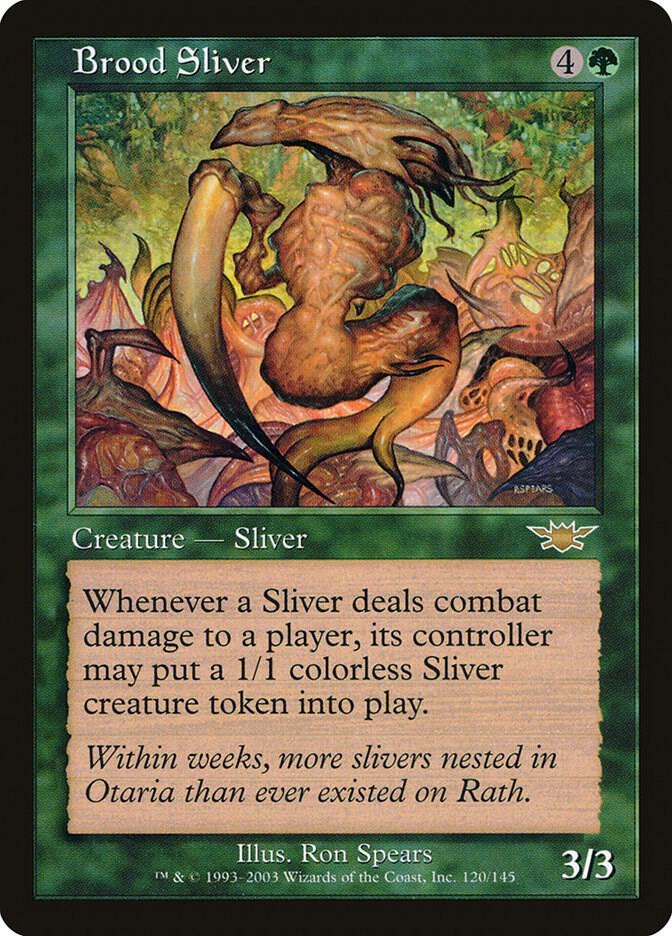 Brood Sliver 120 card from Legions