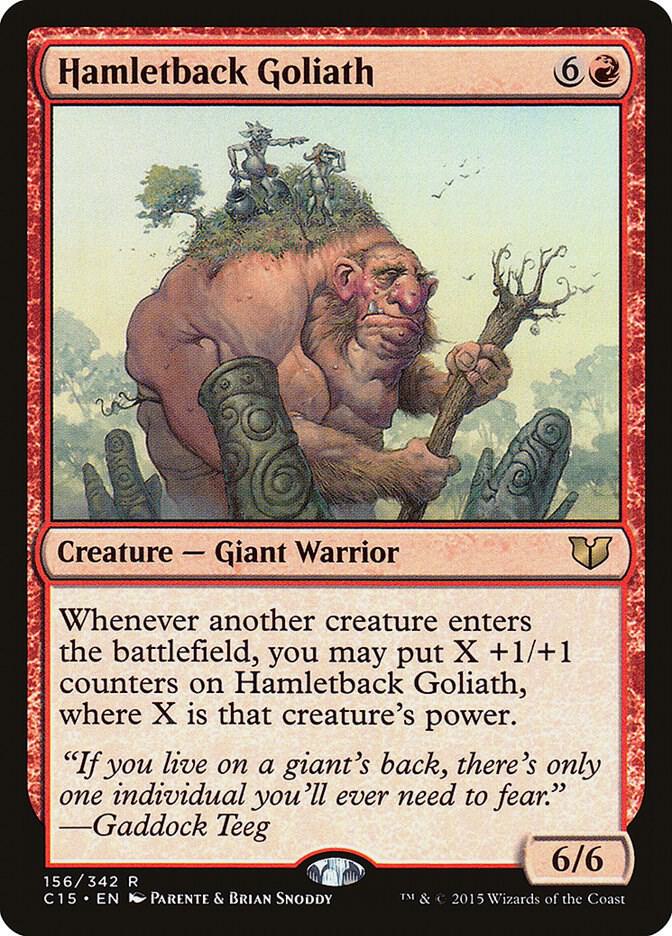 Hamletback Goliath 156 card from Commander 2015