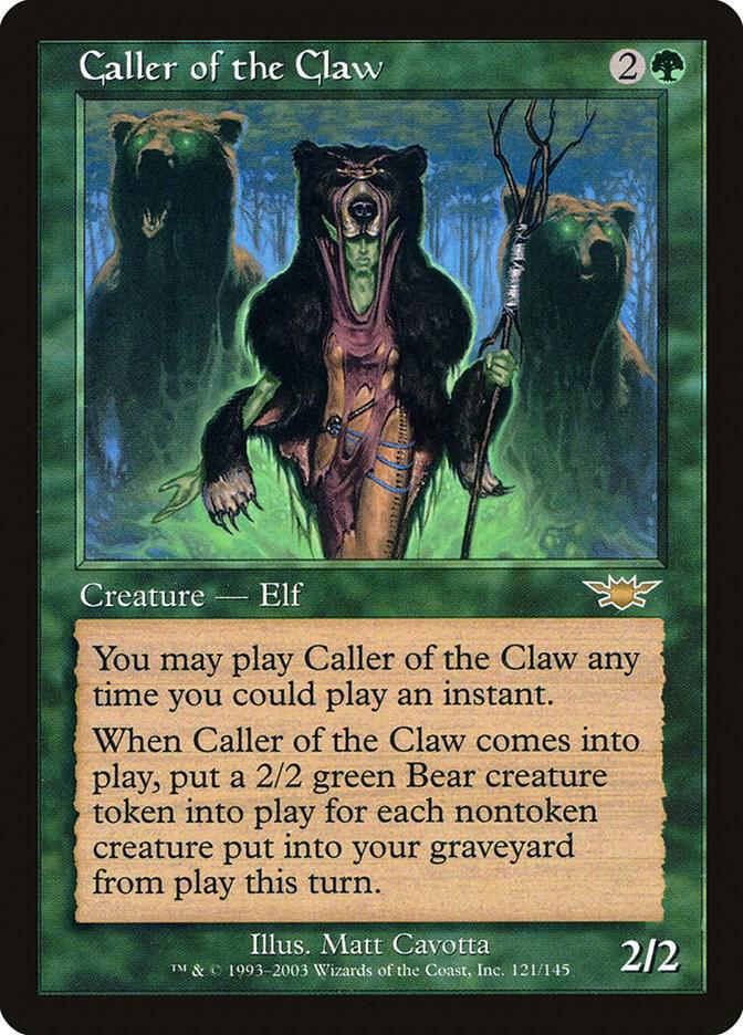 Caller of the Claw 121 card from Legions
