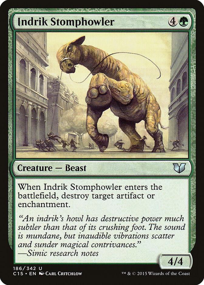 Indrik Stomphowler 186 card from Commander 2015