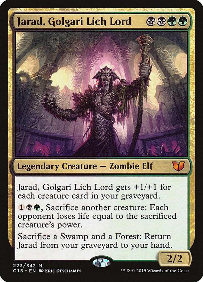 Jarad, Golgari Lich Lord 223 card from Commander 2015