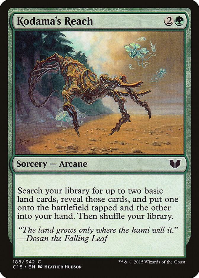 Kodama's Reach 188 card from Commander 2015
