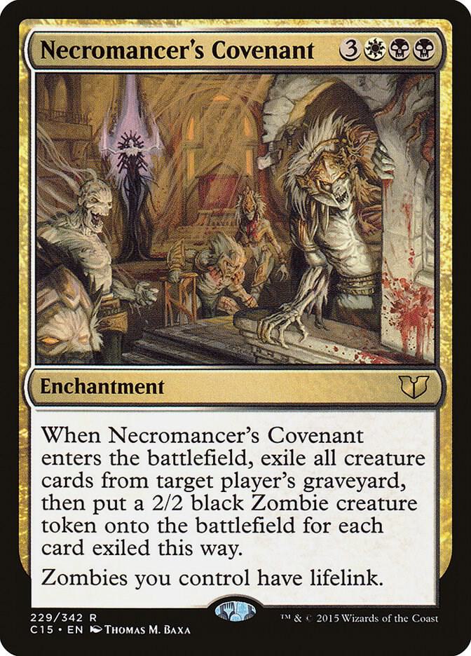 Necromancer's Covenant 229 card from Commander 2015
