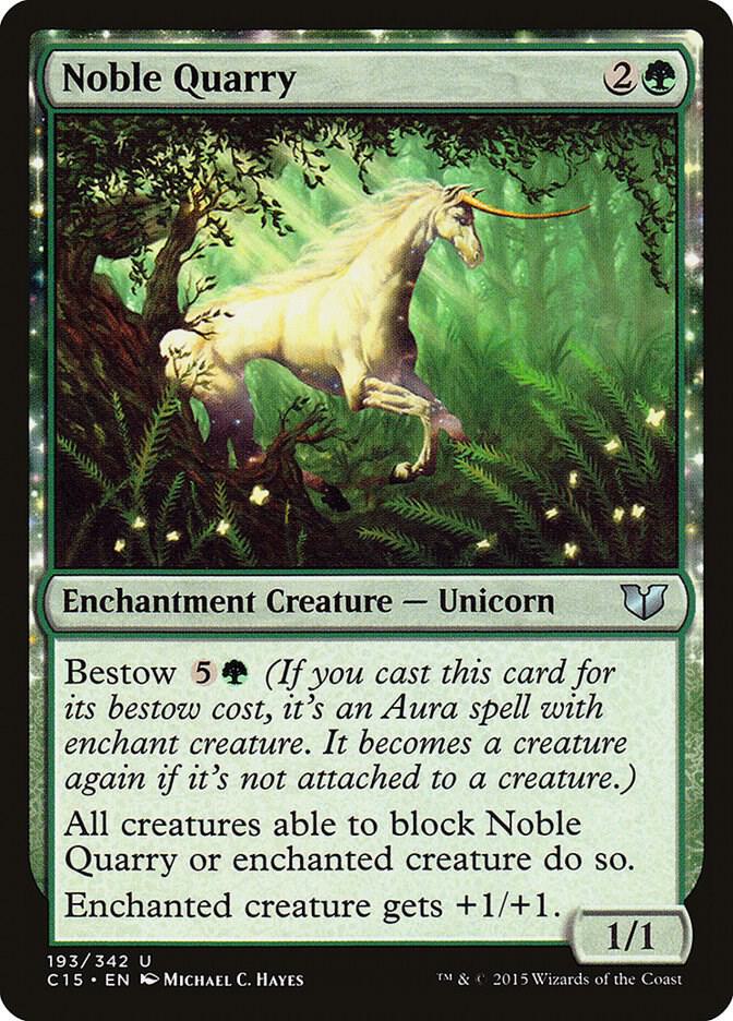 Noble Quarry 193 card from Commander 2015