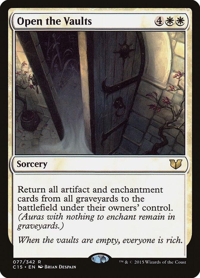 Open the Vaults 77 card from Commander 2015