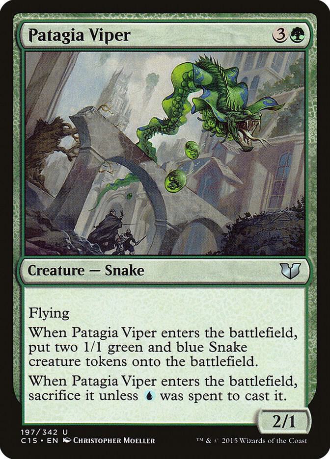 Patagia Viper 197 card from Commander 2015