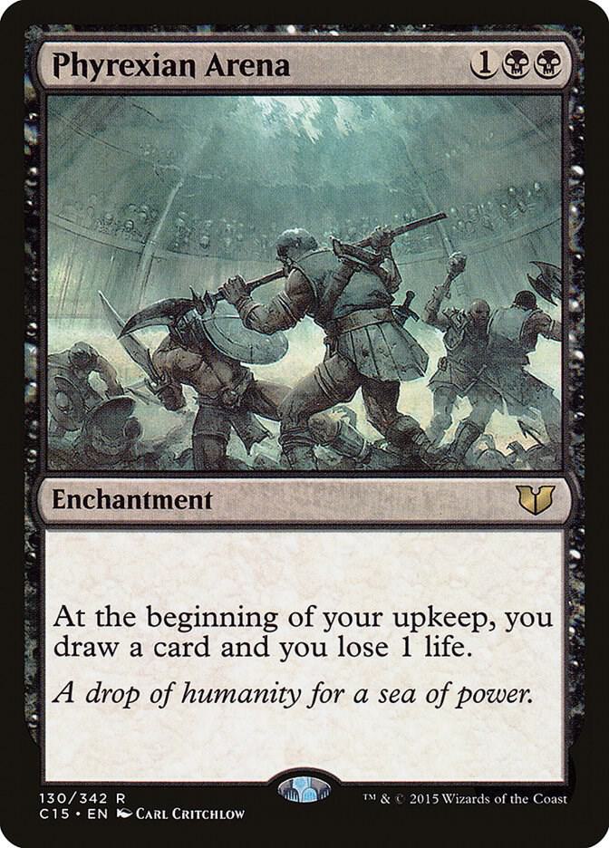 Phyrexian Arena 130 card from Commander 2015