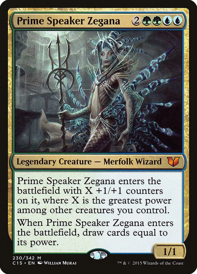 Prime Speaker Zegana 230 card from Commander 2015