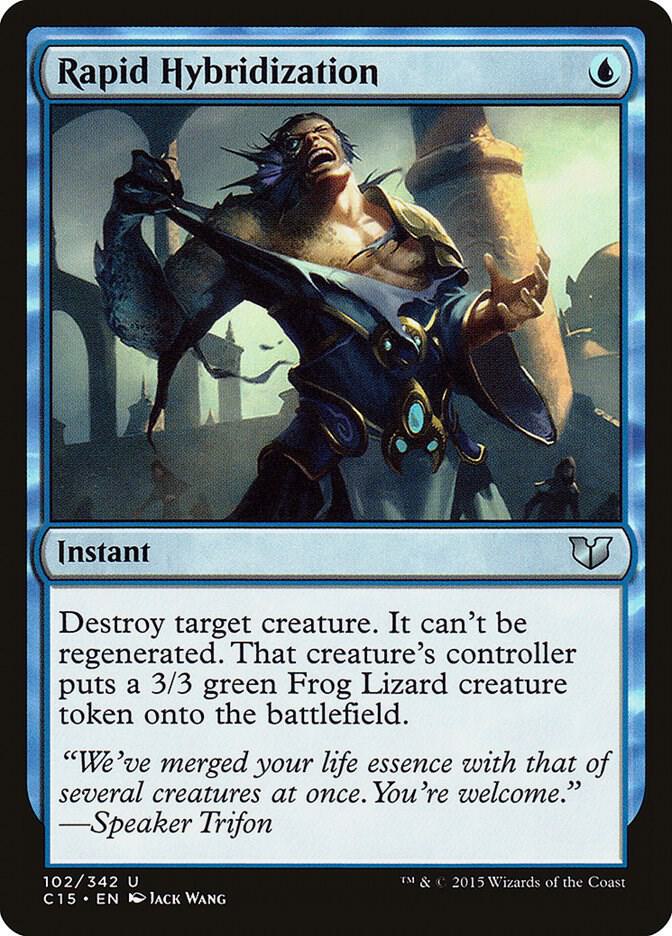 Rapid Hybridization 102 card from Commander 2015