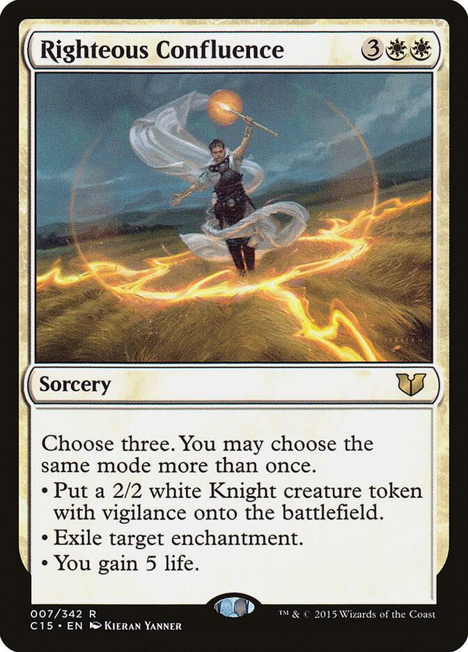 Righteous Confluence 7 card from Commander 2015