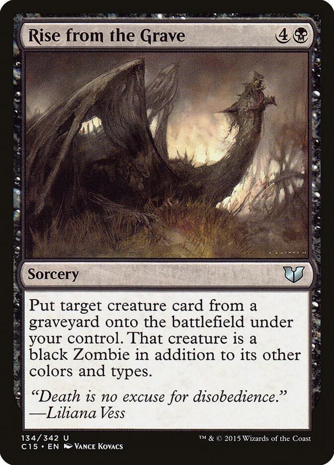 Rise from the Grave 134 card from Commander 2015