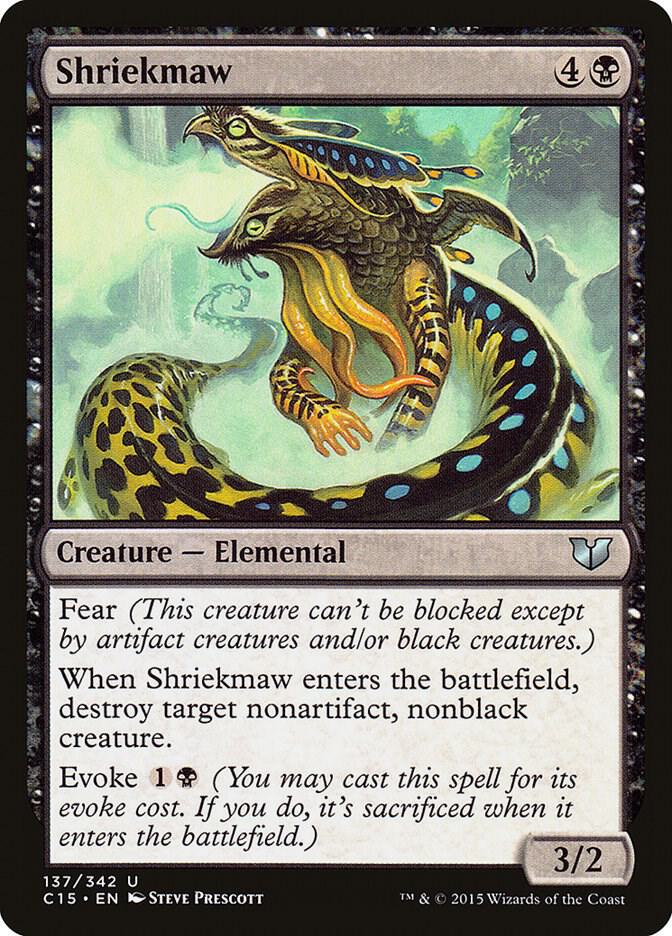 Shriekmaw 137 card from Commander 2015