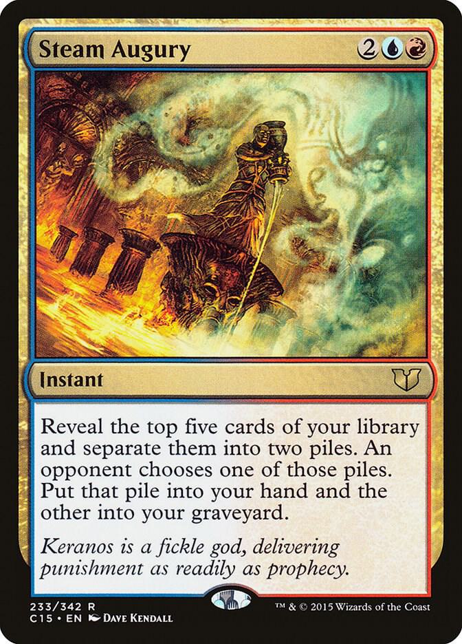 Steam Augury 233 card from Commander 2015