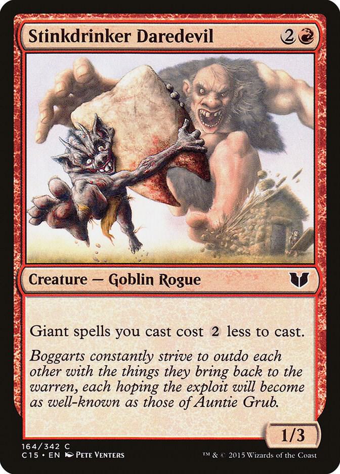 Stinkdrinker Daredevil 164 card from Commander 2015