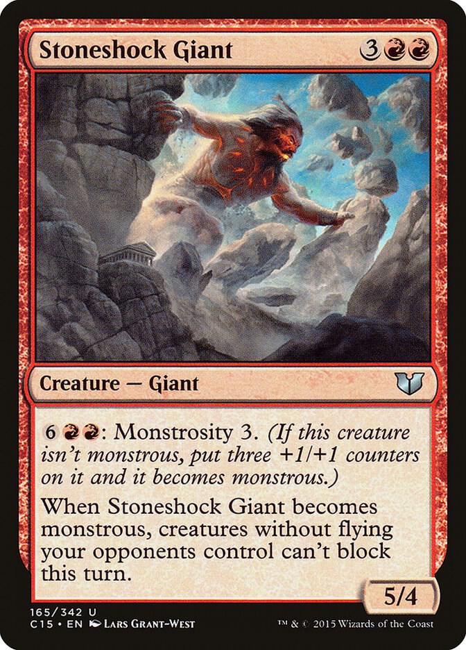 Stoneshock Giant 165 card from Commander 2015
