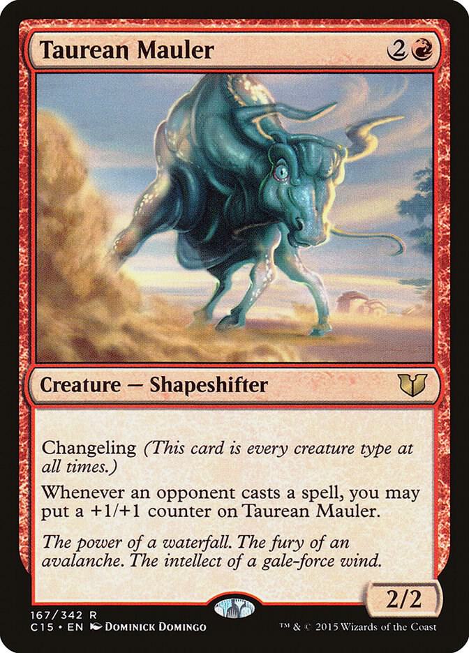 Taurean Mauler 167 card from Commander 2015