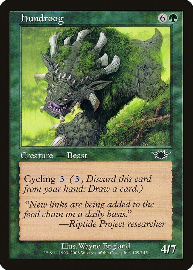 Hundroog 129 card from Legions