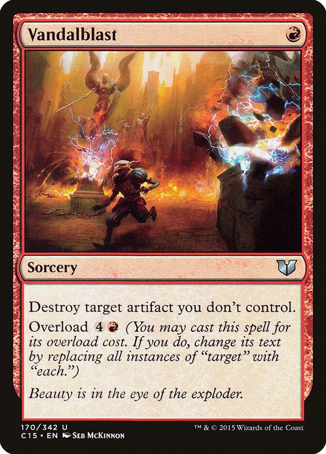 Vandalblast 170 card from Commander 2015