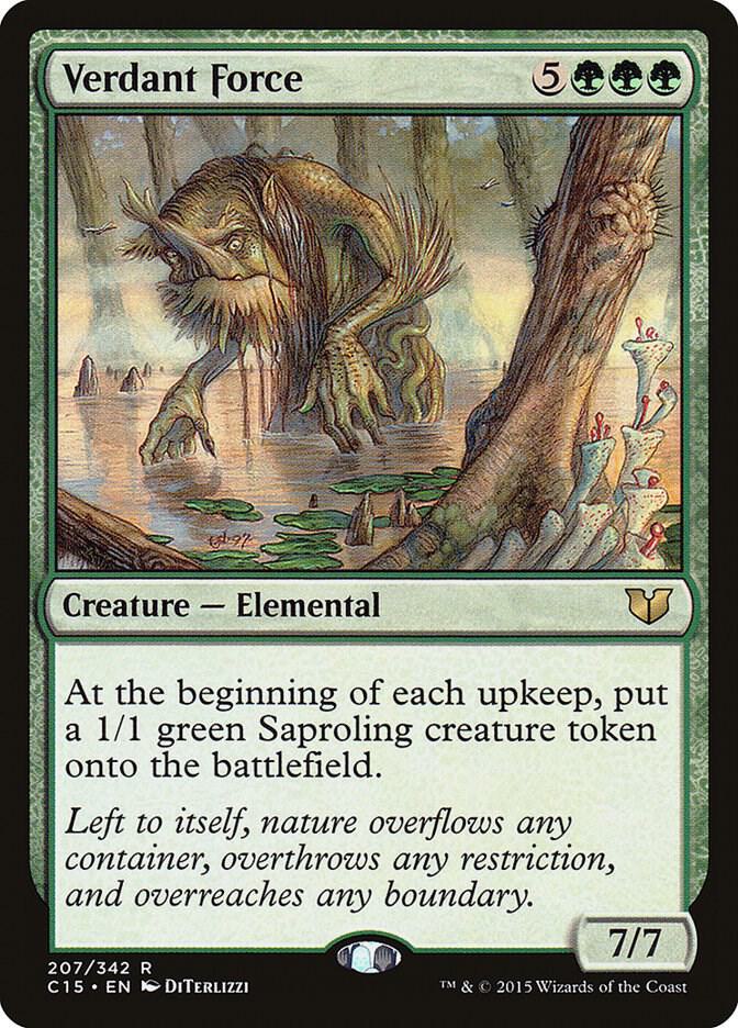 Verdant Force 207 card from Commander 2015