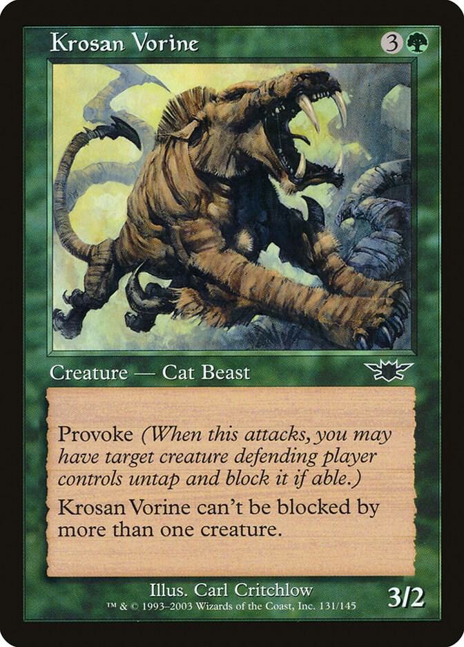 Krosan Vorine 131 card from Legions