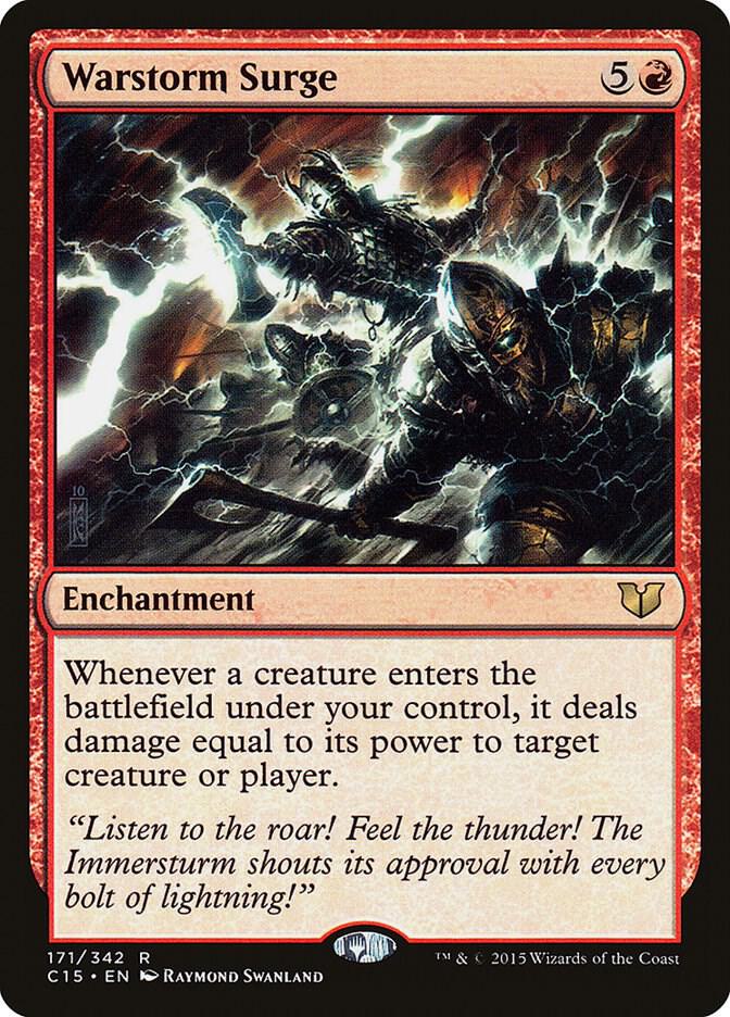 Warstorm Surge 171 card from Commander 2015