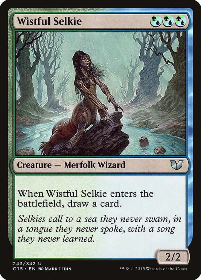 Wistful Selkie 243 card from Commander 2015