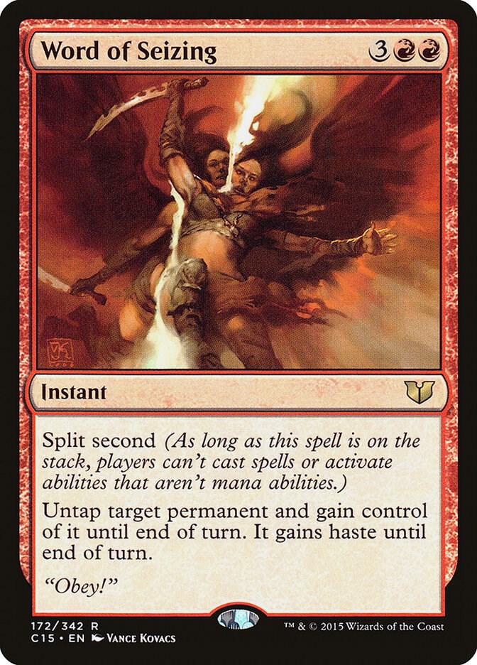 Word of Seizing 172 card from Commander 2015