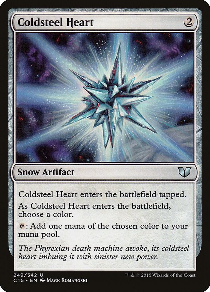 Coldsteel Heart 249 card from Commander 2015