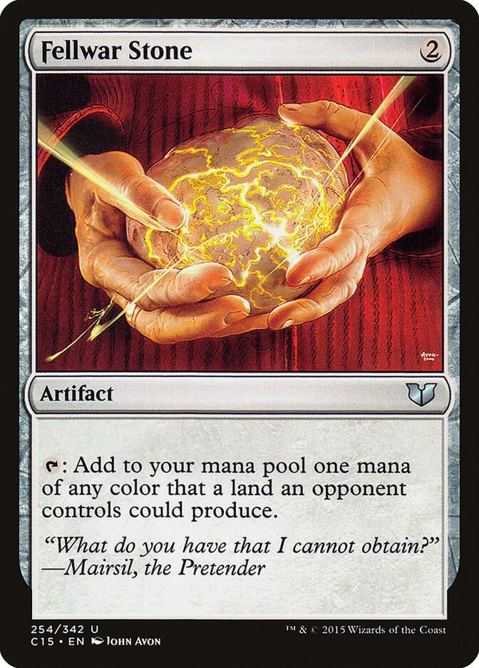 Fellwar Stone 254 card from Commander 2015