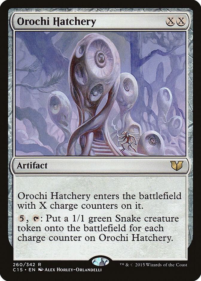 Orochi Hatchery 260 card from Commander 2015