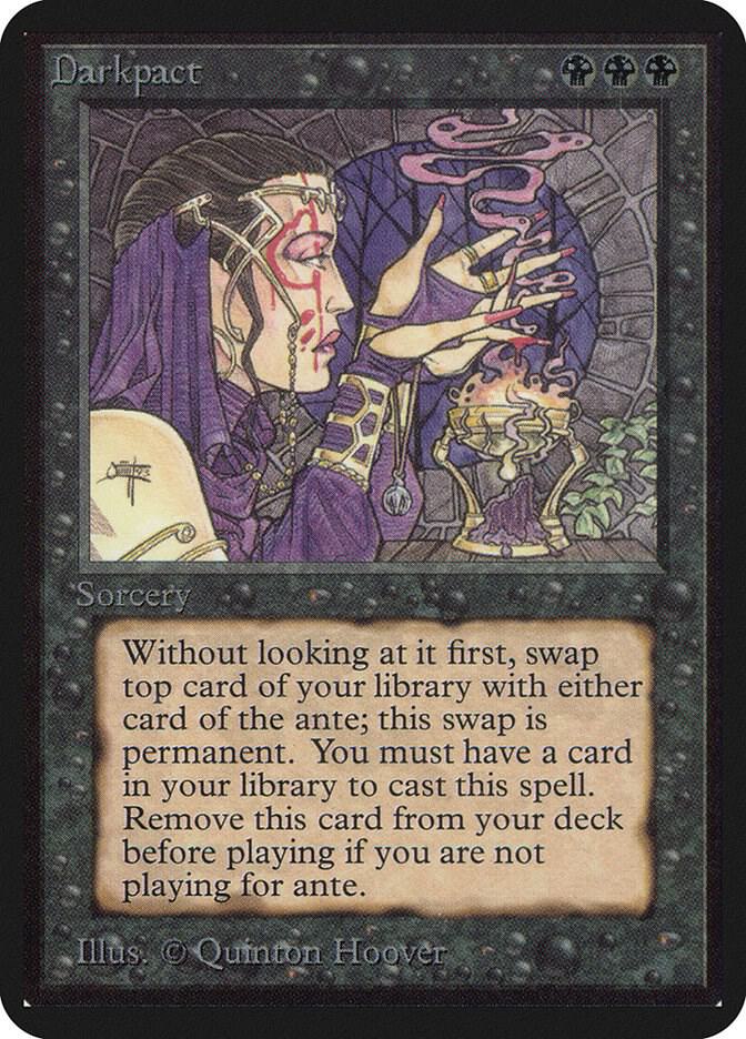 Darkpact card from Alpha Edition