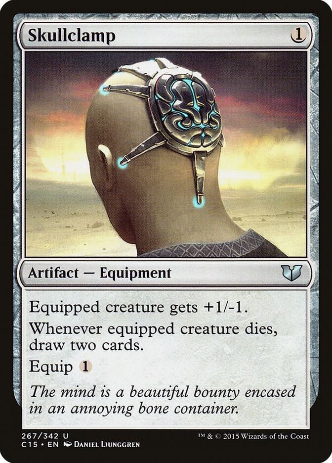 Skullclamp 267 card from Commander 2015