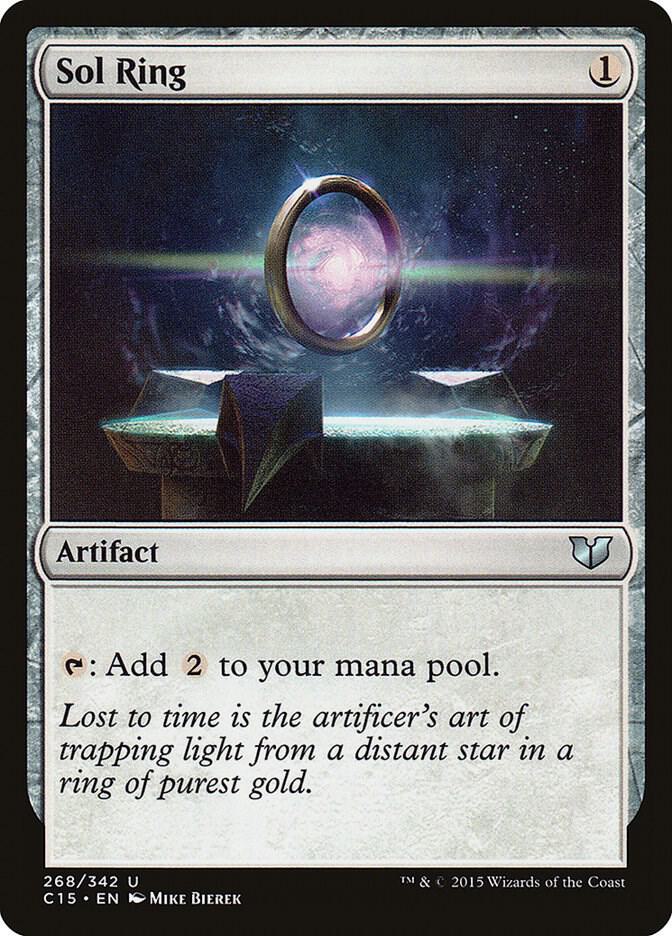 Sol Ring 268 card from Commander 2015