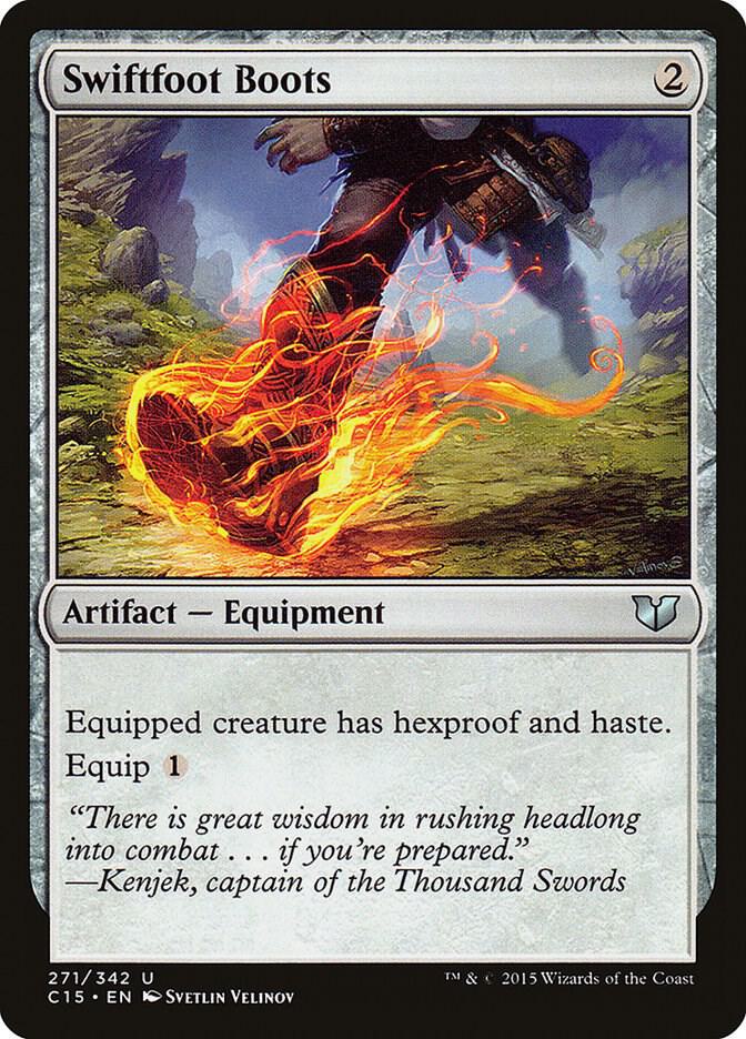 Swiftfoot Boots 271 card from Commander 2015