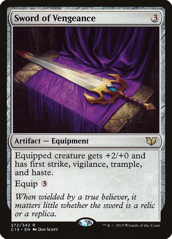 Sword of Vengeance 272 card from Commander 2015
