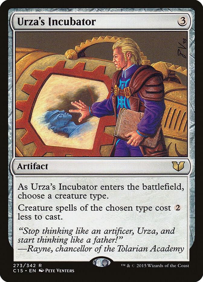 Urza's Incubator 273 card from Commander 2015