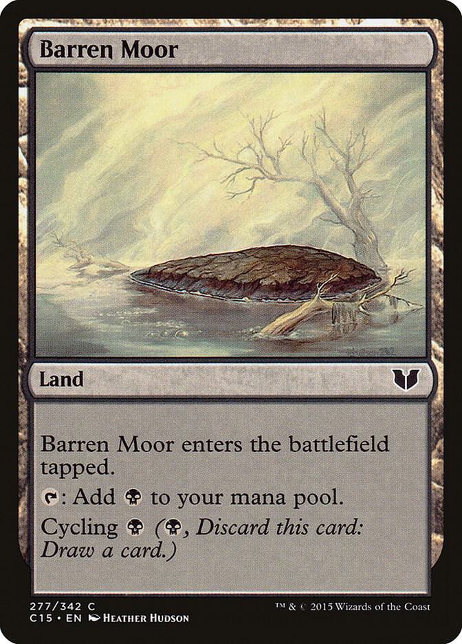 Barren Moor 277 card from Commander 2015