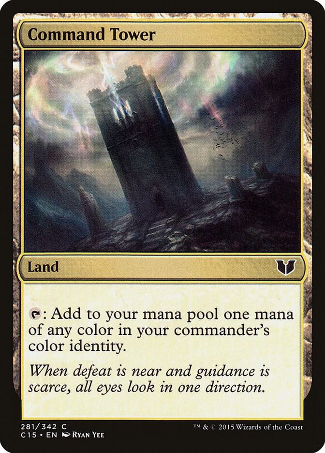 Command Tower 281 card from Commander 2015