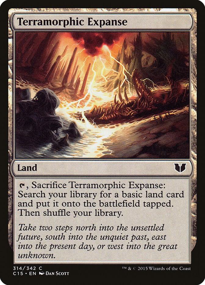 Terramorphic Expanse 314 card from Commander 2015