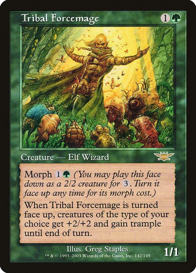 Tribal Forcemage 142 card from Legions