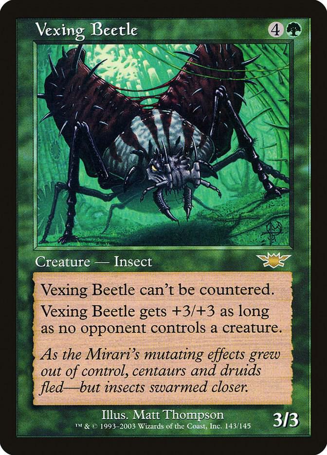 Vexing Beetle 143 card from Legions