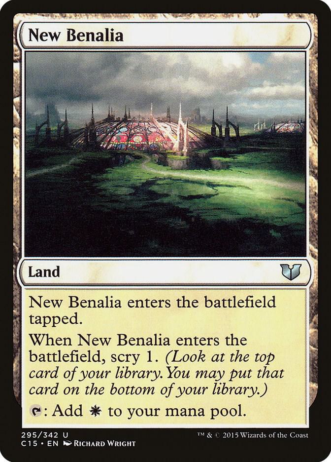 New Benalia 295 card from Commander 2015