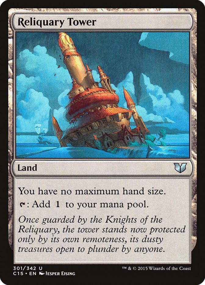 Reliquary Tower 301 card from Commander 2015