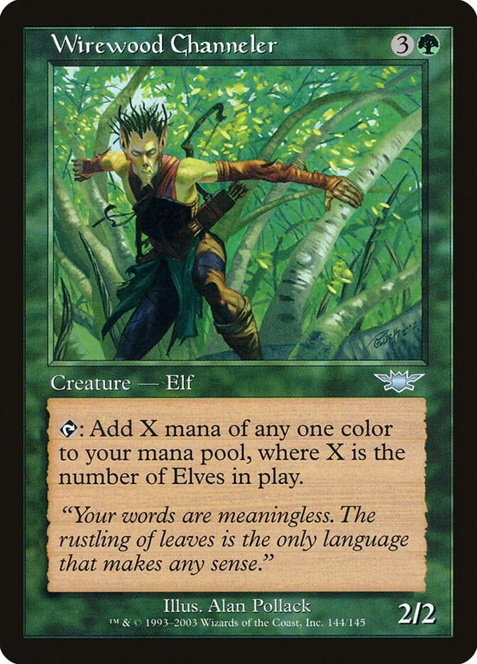Wirewood Channeler 144 card from Legions