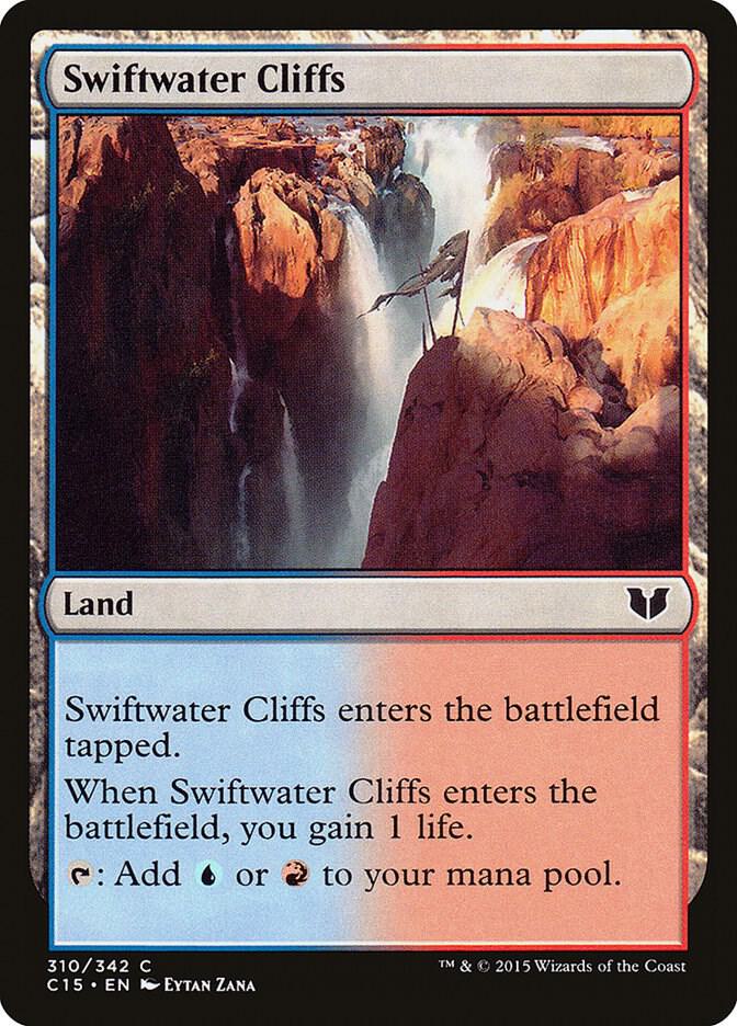 Swiftwater Cliffs 310 card from Commander 2015